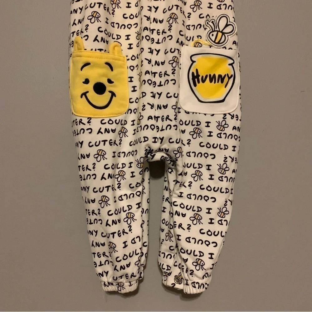 NWT. DISNEY Winnie The Pooh Overall Set